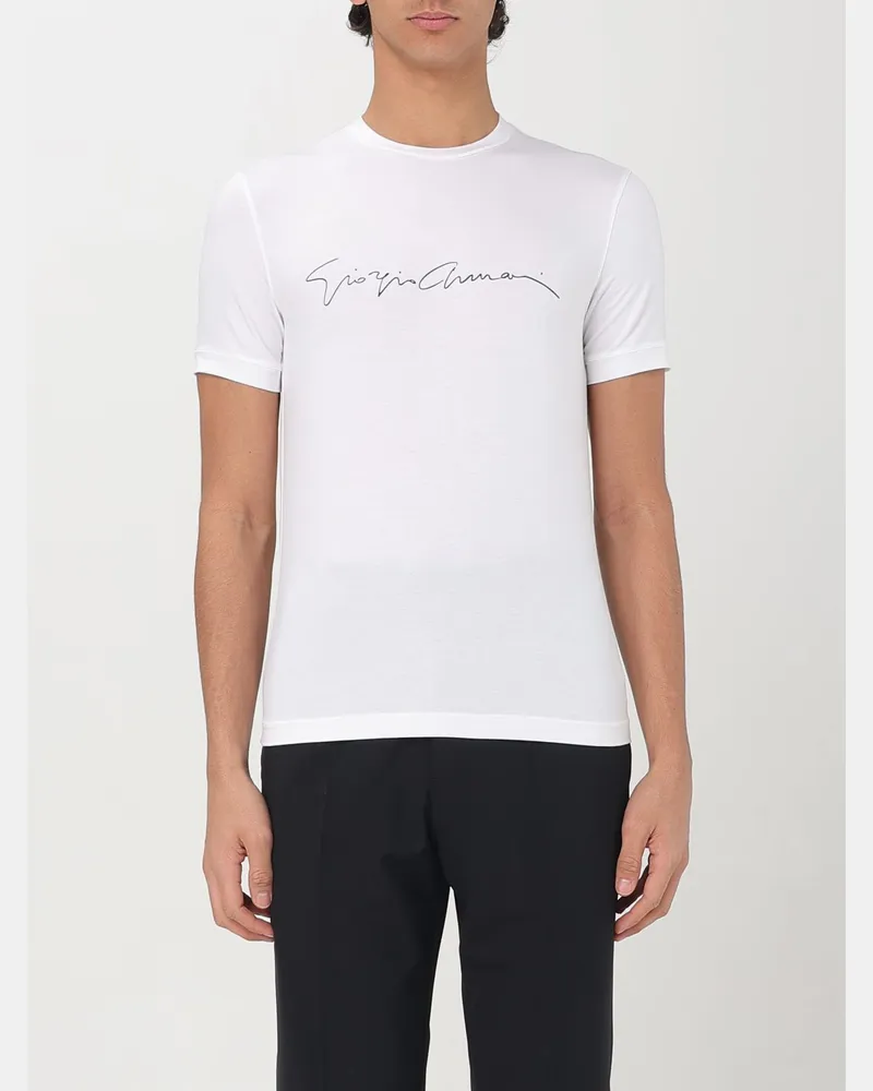 Giorgio Armani T-shirt herren Weiß