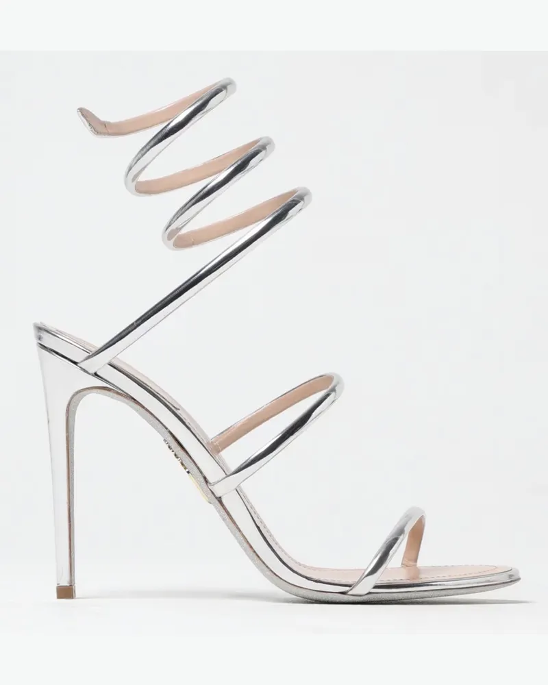 René Caovilla Schuhe damen Silber