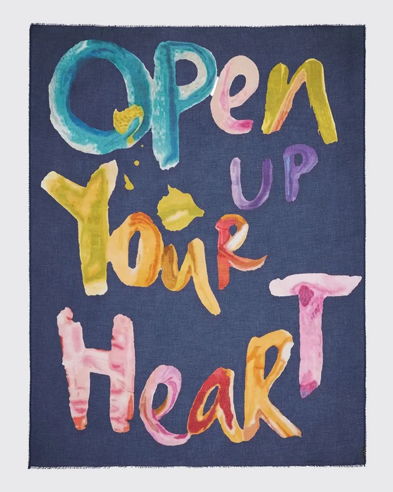 Faliero Sarti Schal damen Blau