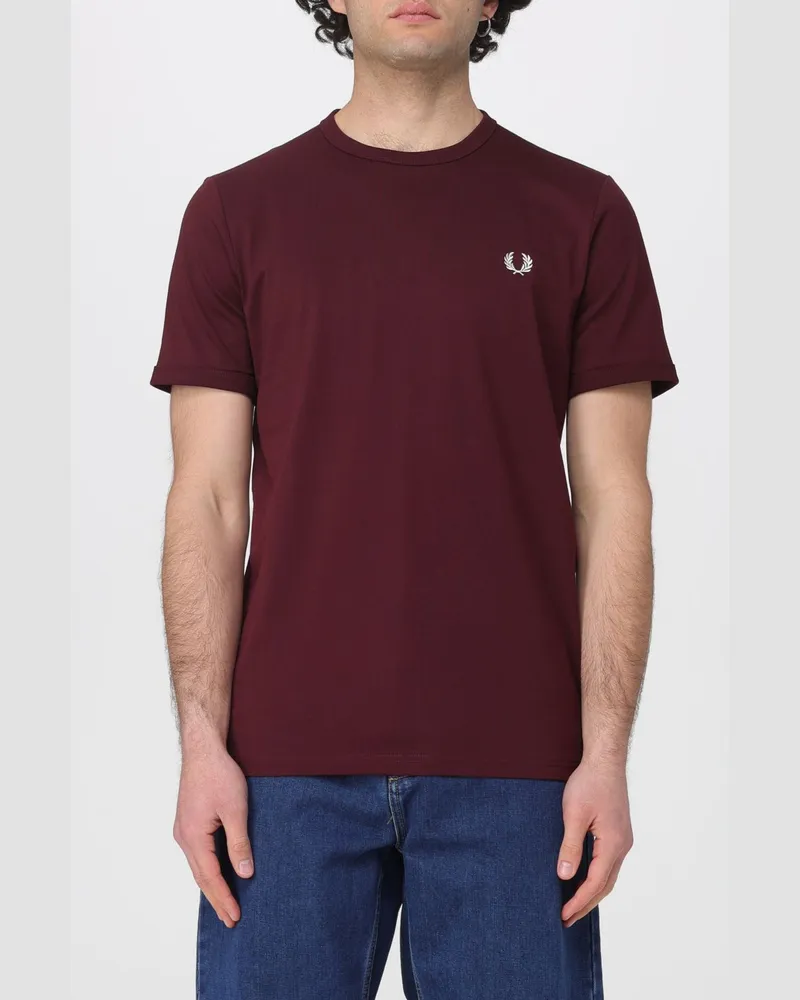 Fred Perry T-shirt herren Rot