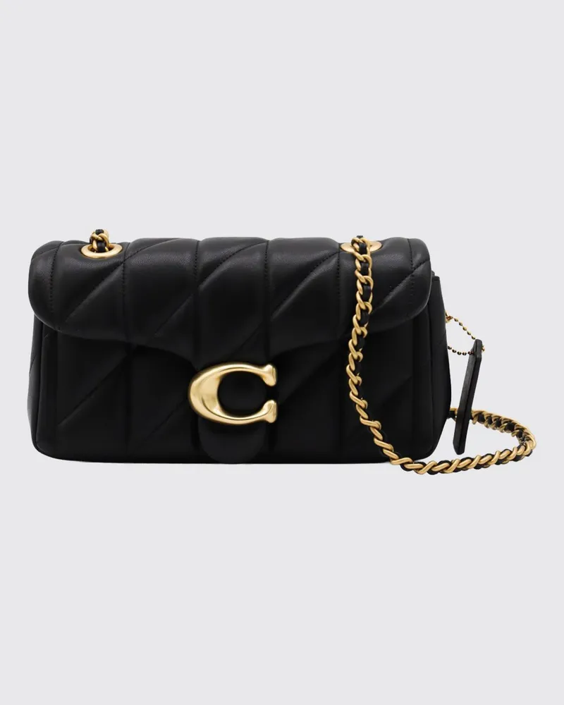Coach Schultertasche damen Schwarz