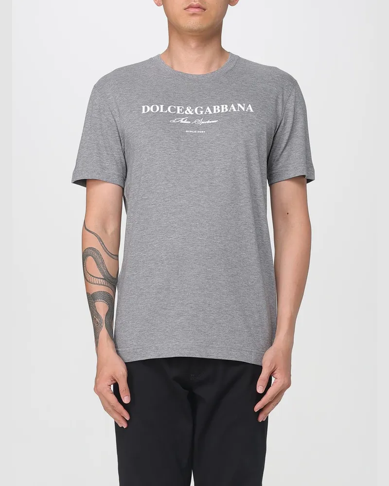 Dolce & Gabbana T-shirt herren Dolce & Gabbana Grau