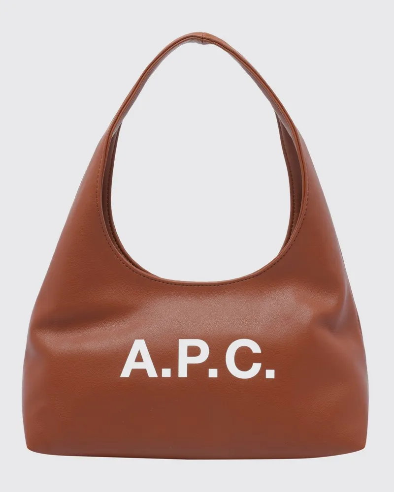 A.P.C. Schultertasche damen Braun