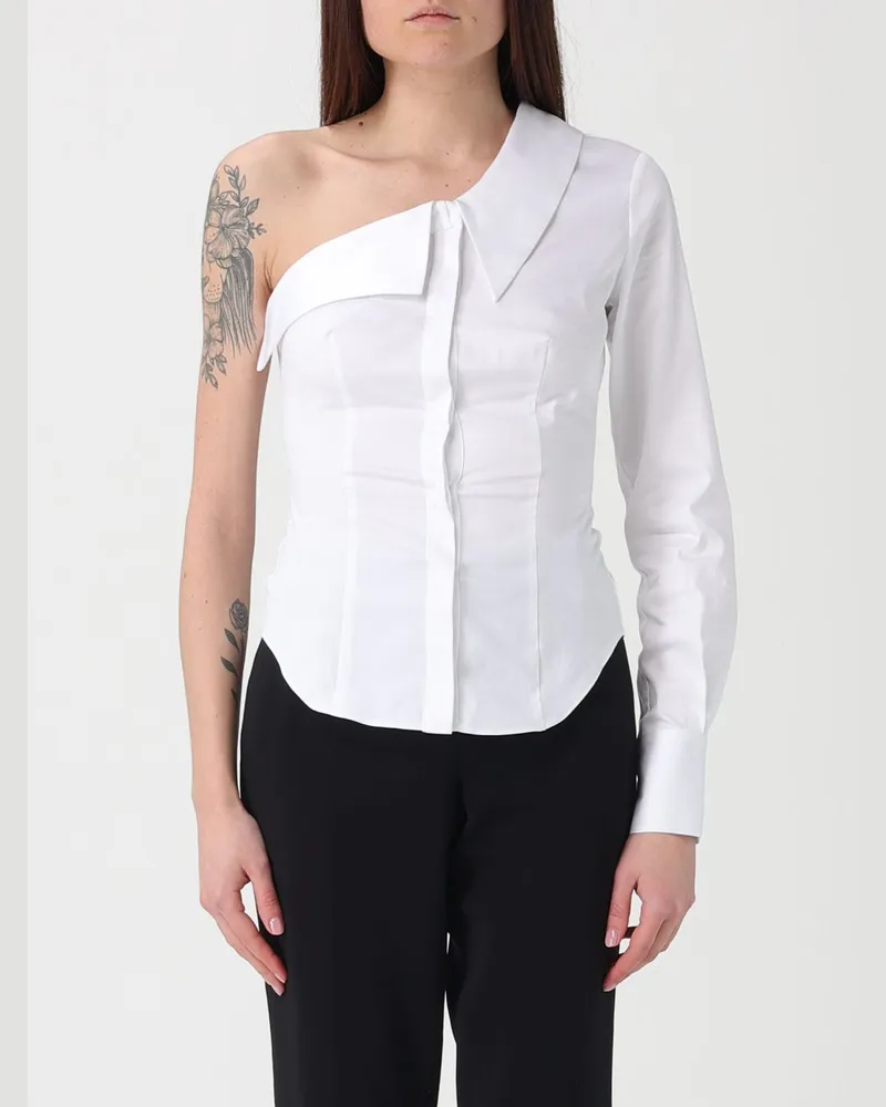 Elisabetta Franchi Hemdbluse damen Weiß