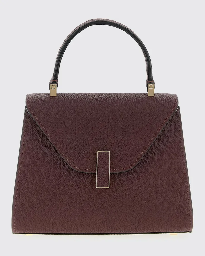 Valextra Handtasche damen Burgunderrot