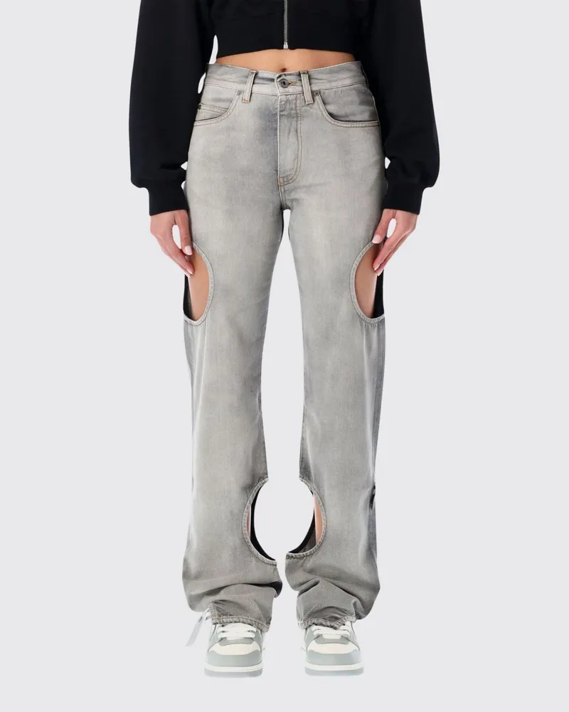 OFF-WHITE Jeans damen Grau