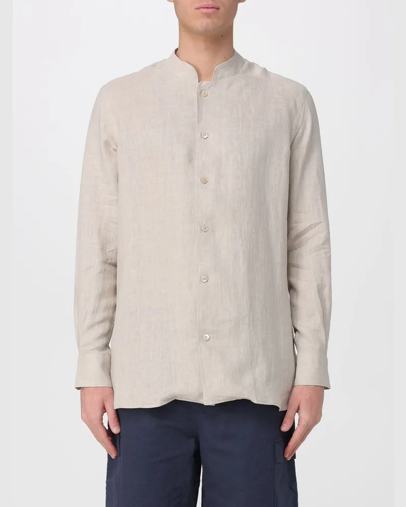 Eleventy Hemd herren Sand