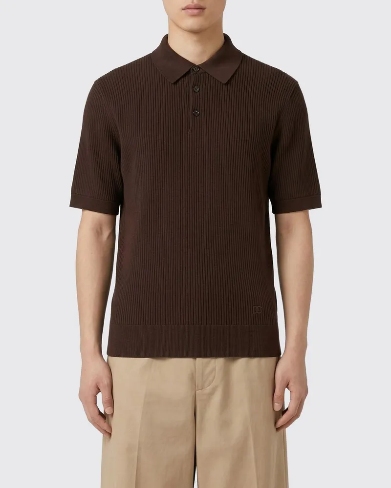 Dolce & Gabbana Polo herren Dolce & Gabbana Braun