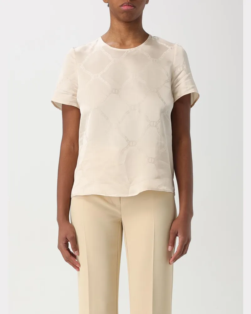 Twin-Set Top damen Weiß