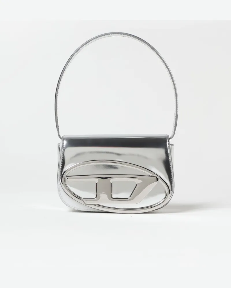 Diesel Schultertasche damen Silber