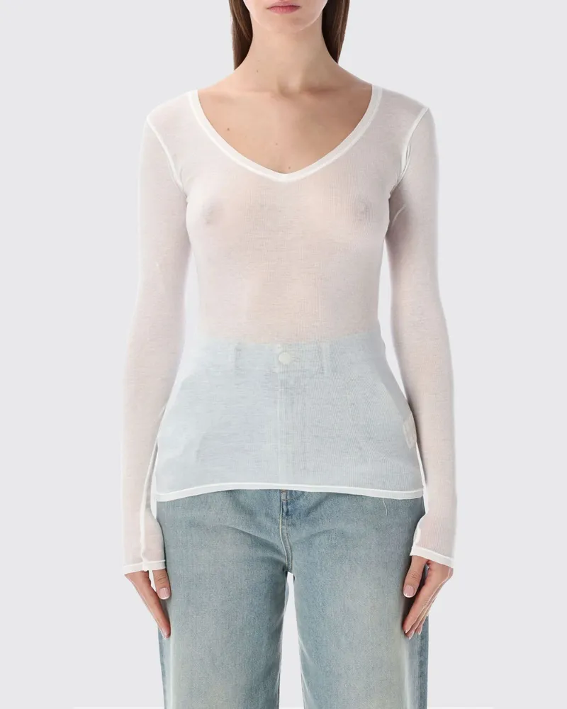 American Vintage T-shirt damen Weiß