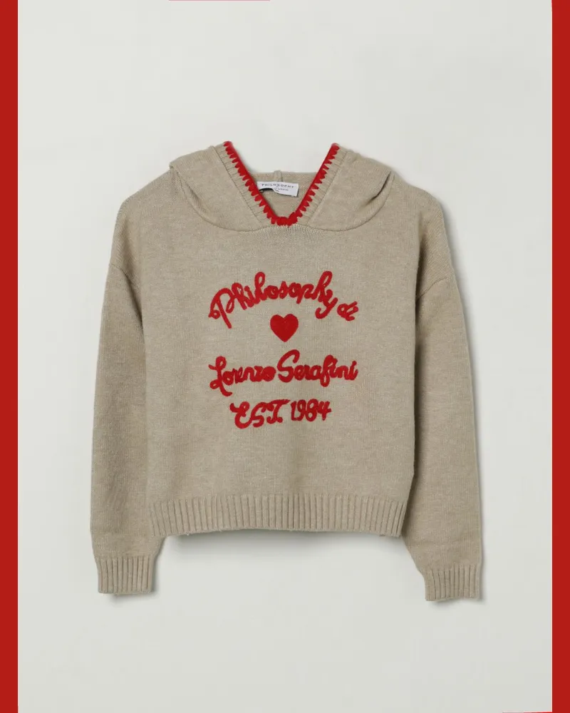 Philosophy Di Lorenzo Serafini Pullover kinder Ecru