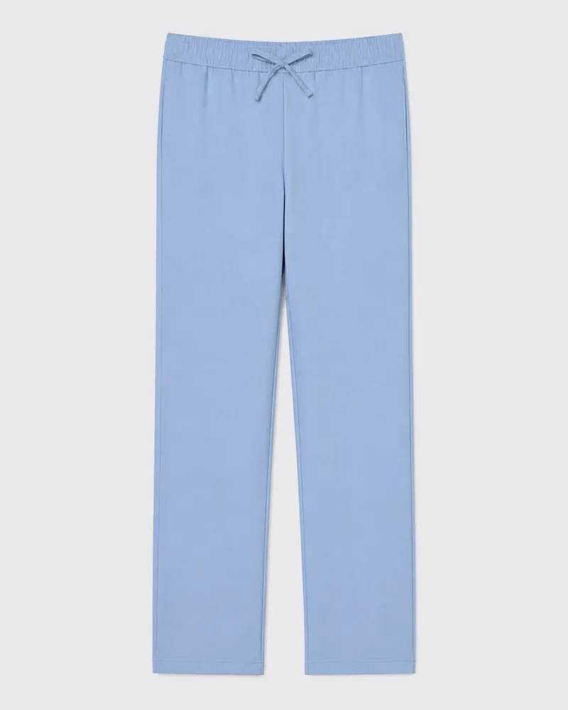 Manuel Ritz Baumwollhose mit Kordelzug Hellblau