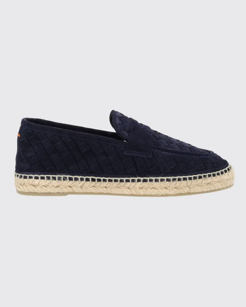 Castañer Wildleder-Espadrilles von für Herren mit Penny-Steg und Gummisohle Blau