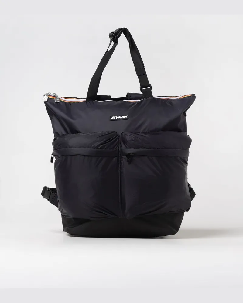 K-Way Schultertasche damen Schwarz