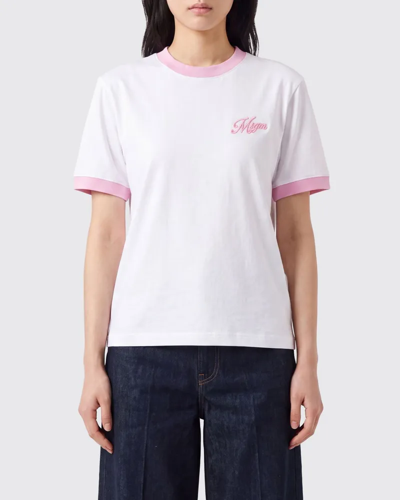 MSGM T-shirt damen Weiß