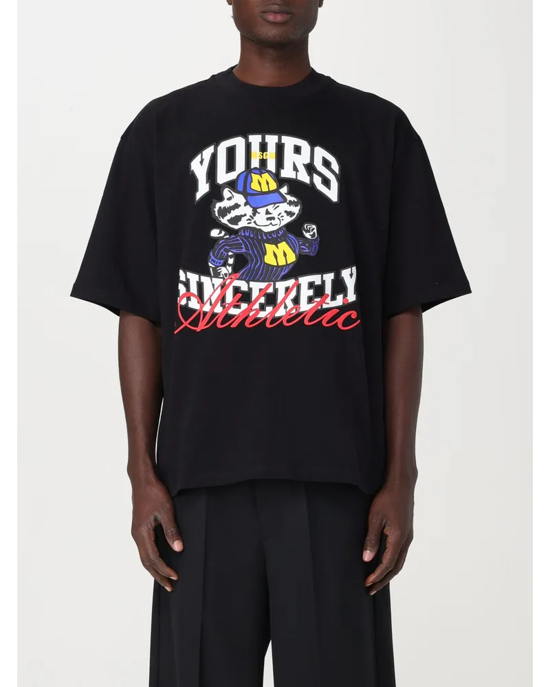 MSGM T-shirt herren Schwarz
