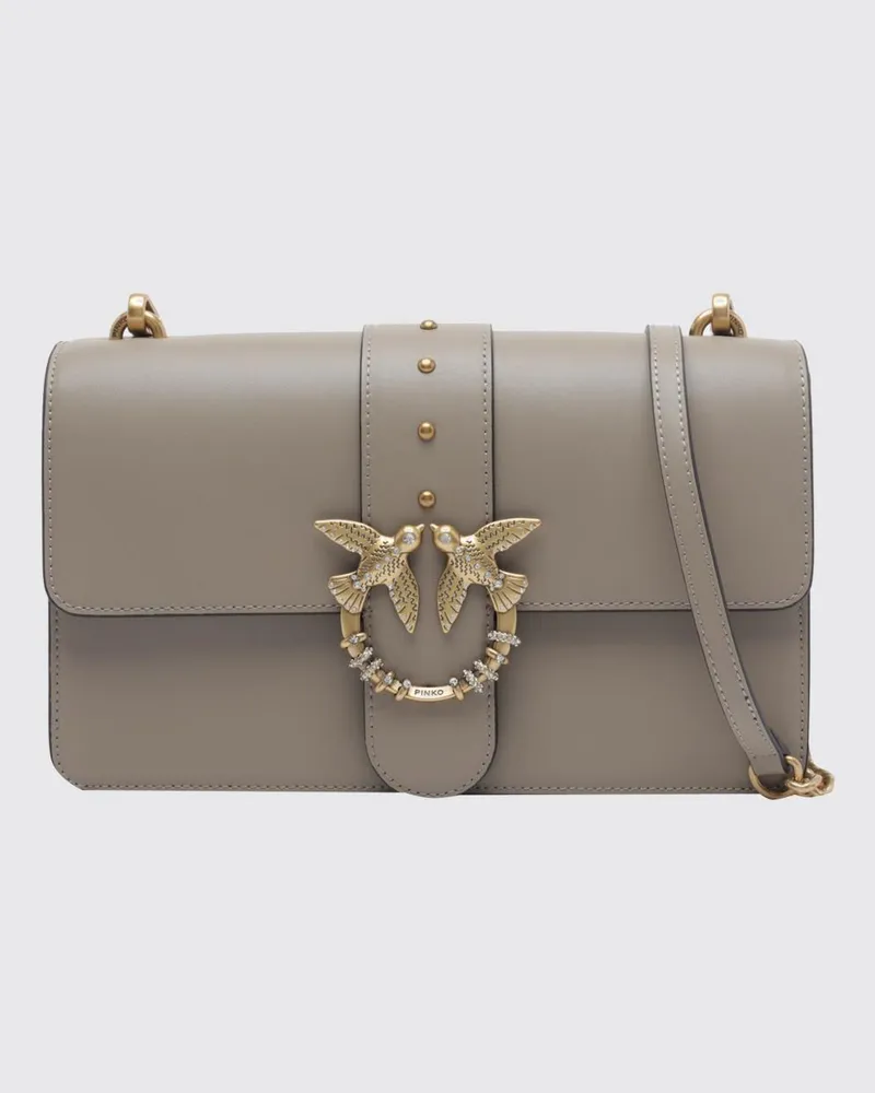 Pinko Umhängetasche damen Grau