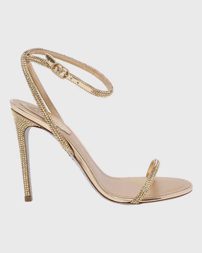 René Caovilla Schuhe damen Gold