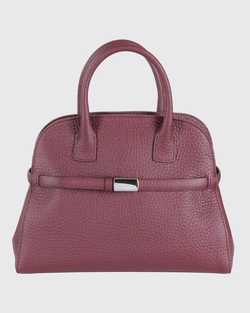Orciani Schultertasche damen Weinrot