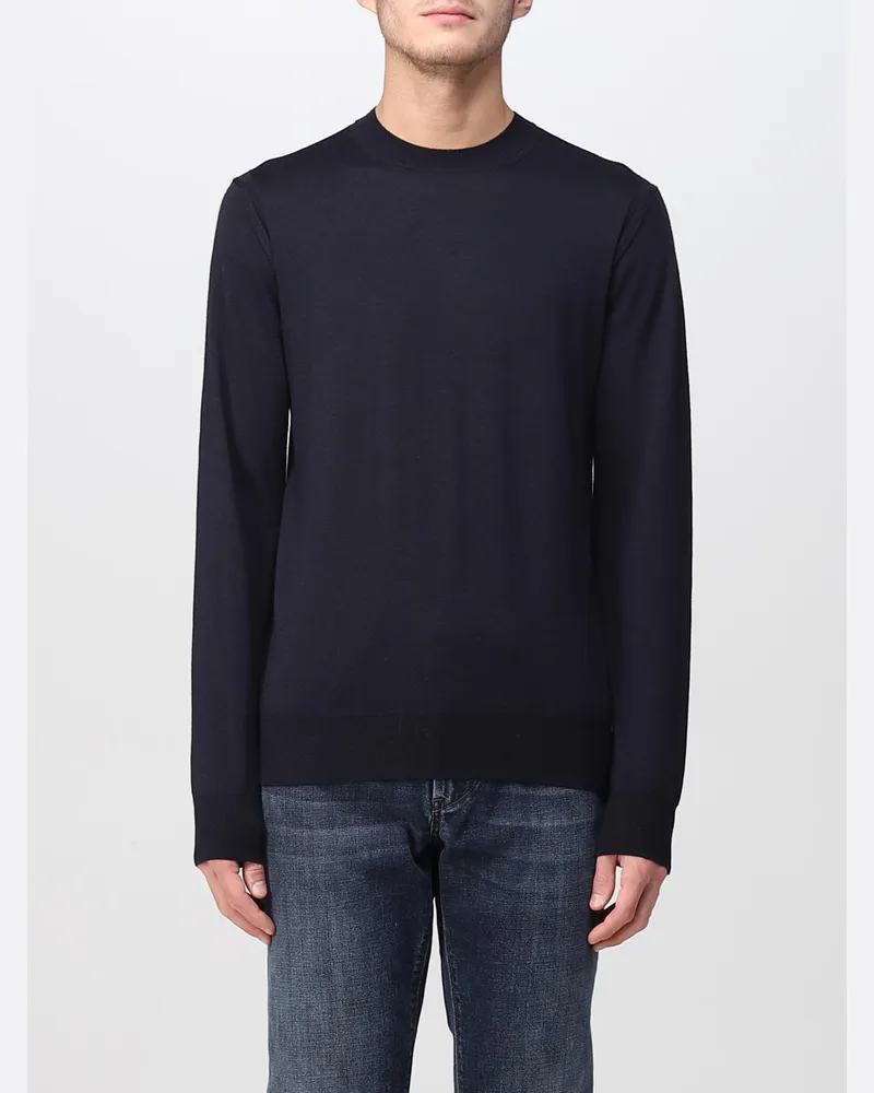 Paolo Pecora Milano Herren Pullover Blau