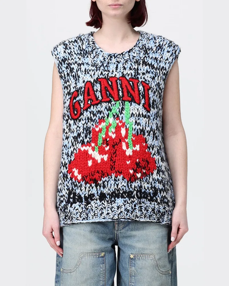 Ganni Pullover damen Hellblau