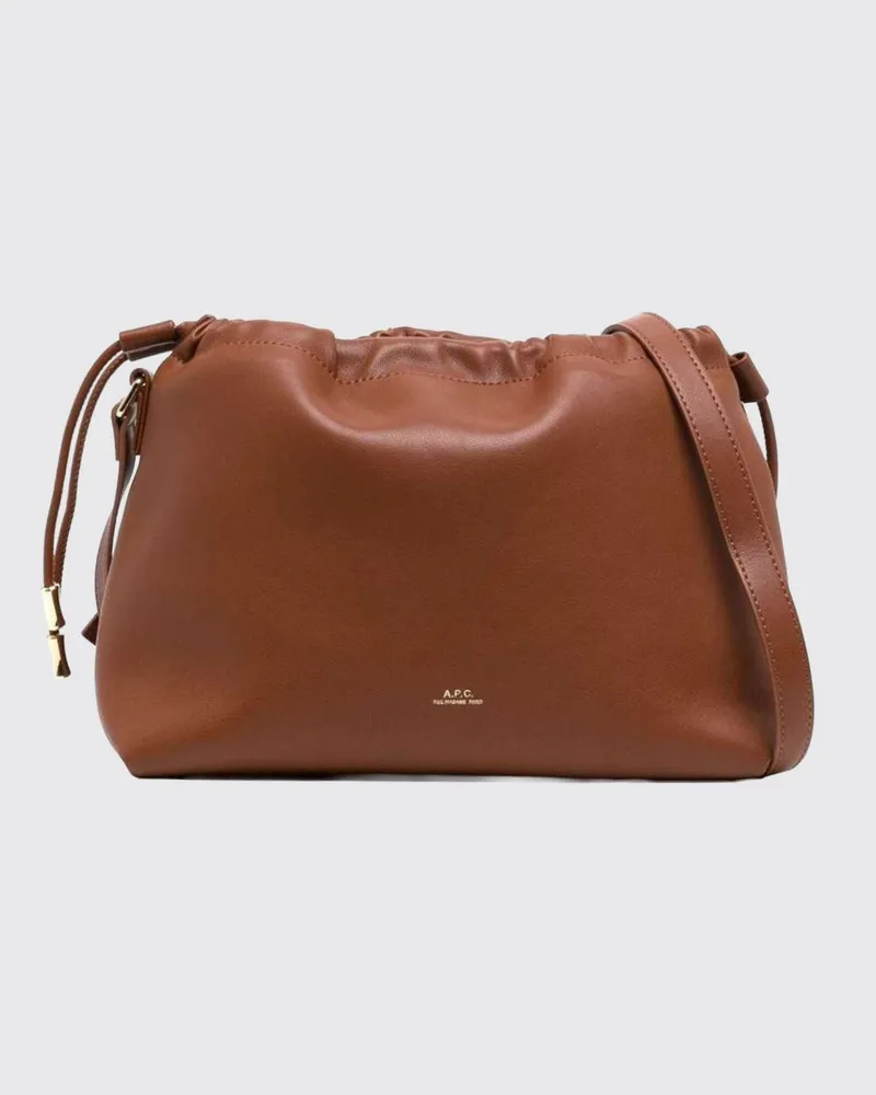 A.P.C. Ninon Tasche aus Kunstleder Braun