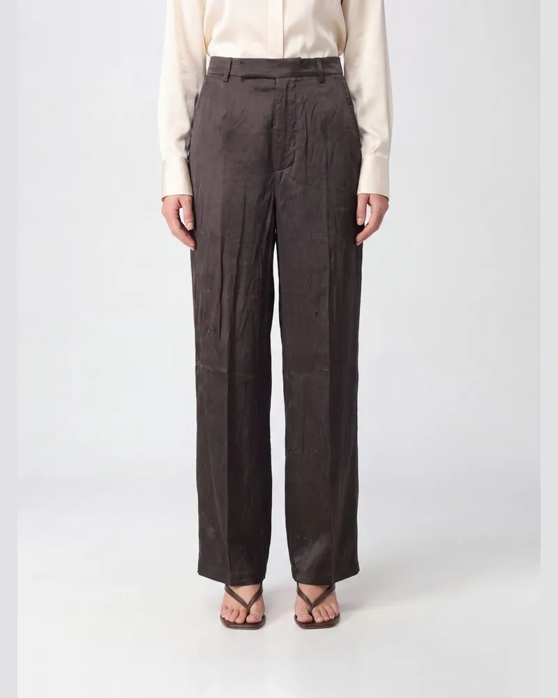 Rick Owens Weite Cupro-Hose Grau