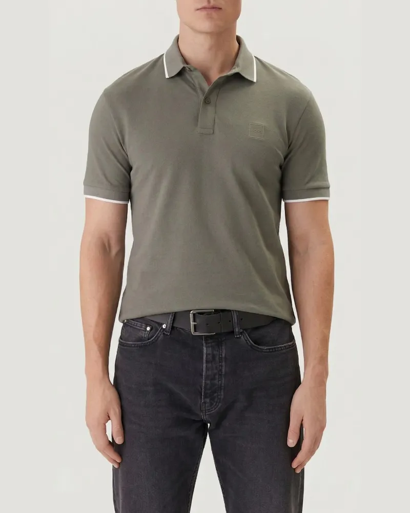 HUGO BOSS Polo herren Grau