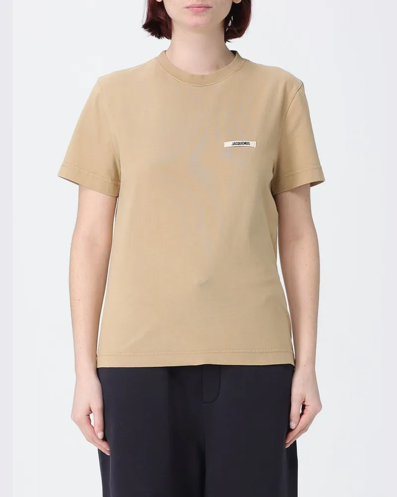 Jacquemus T-shirt damen Sand