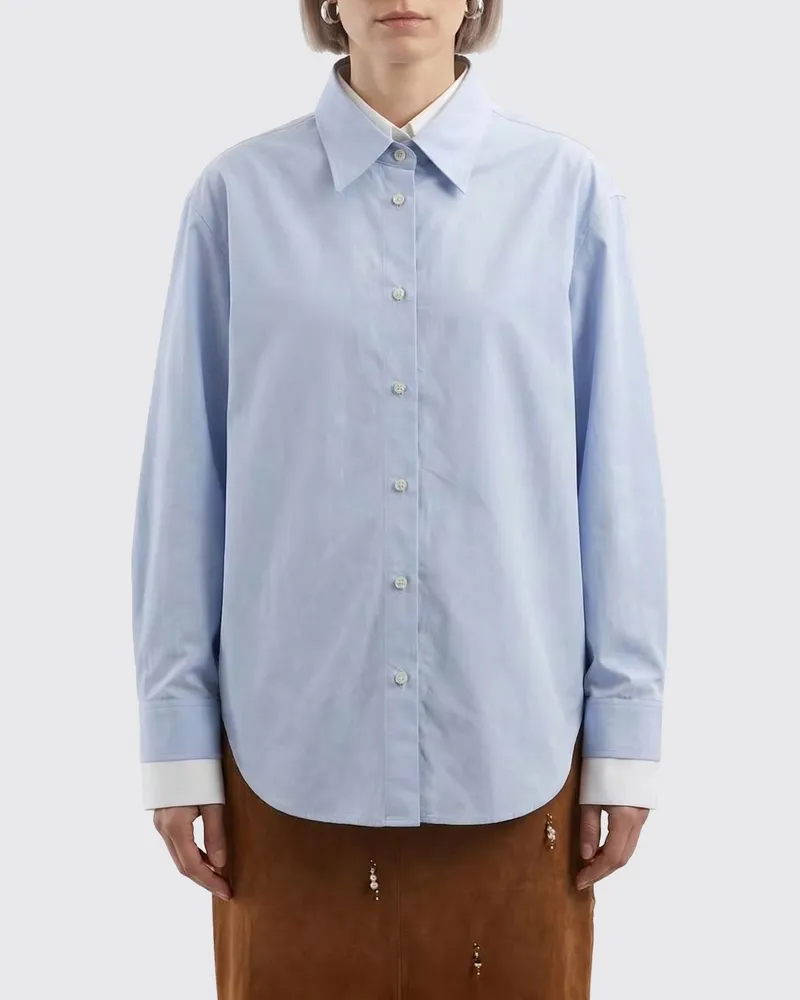 Acne Studios Hemdbluse damen Hellblau