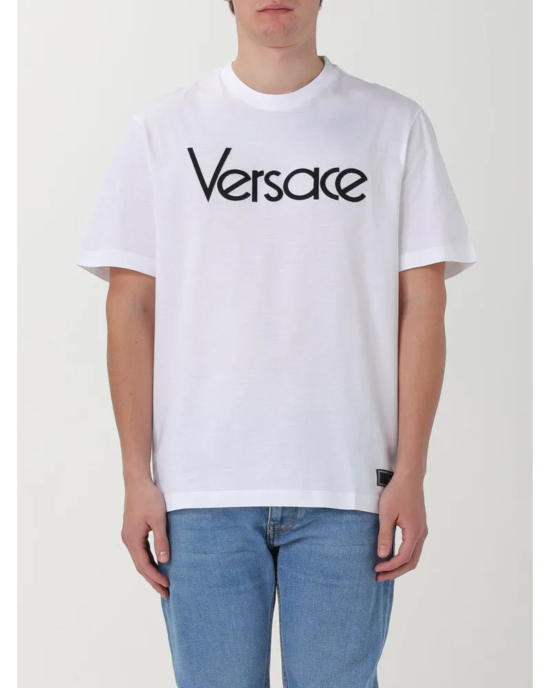 Versace T-shirt herren Weiß