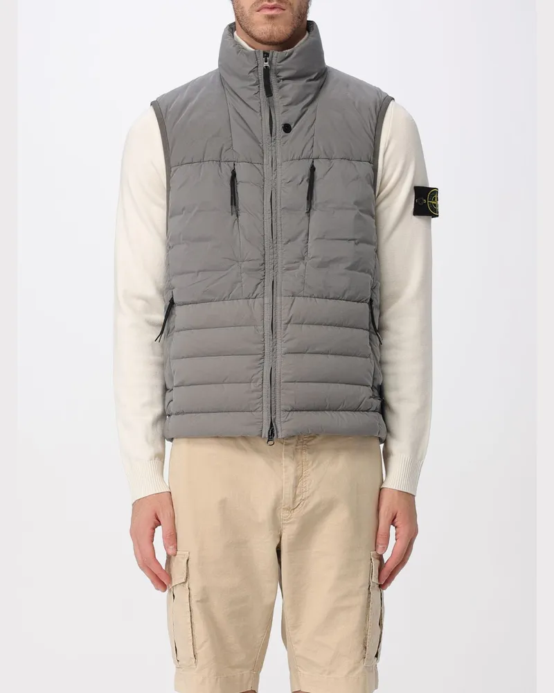 Stone Island Weste herren Grau
