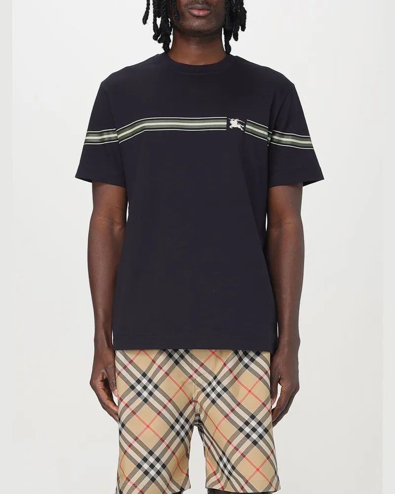 Burberry T-shirt herren Blau