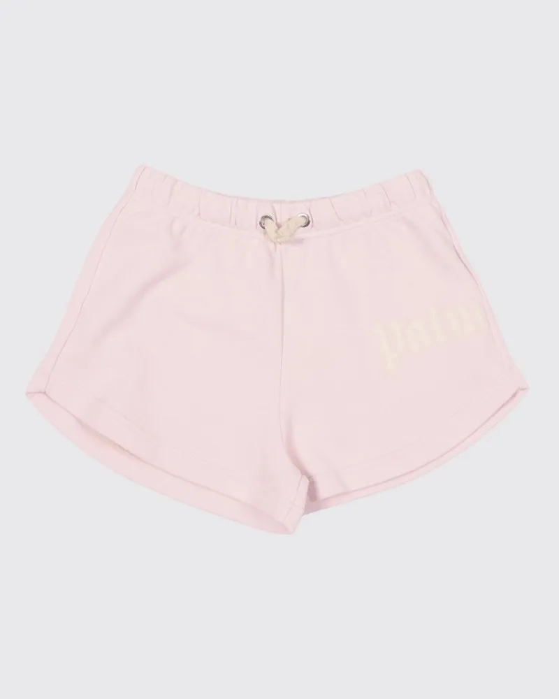Palm Angels Baumwoll-Shorts mit Logo Pink