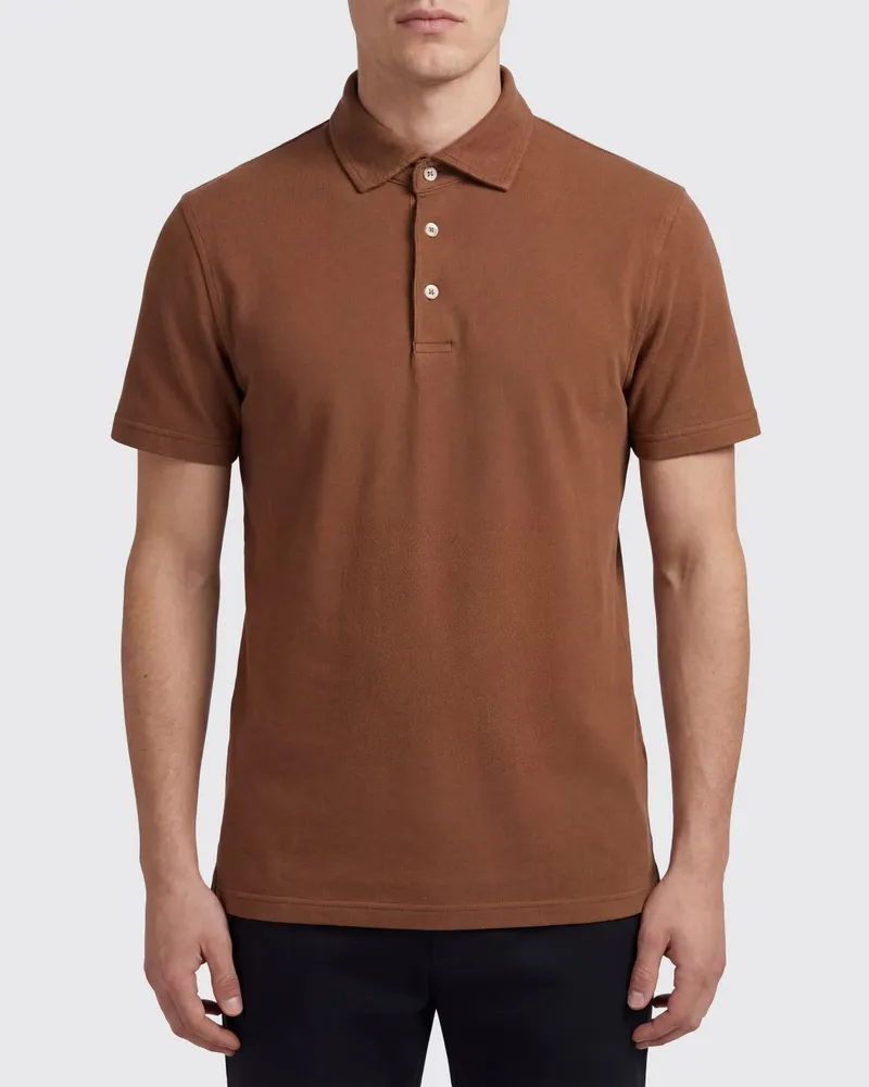 Fedeli Polo herren Braun