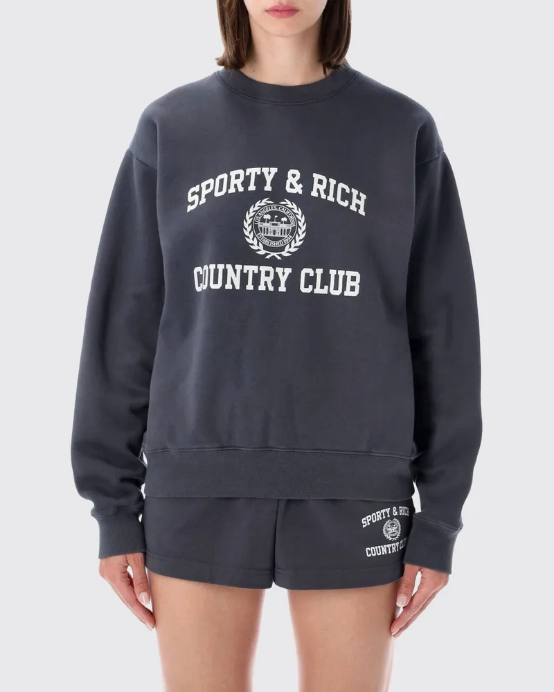 SPORTY & RICH SPORTY  RICH Sweatshirt damen Sporty & Rich Charcoal