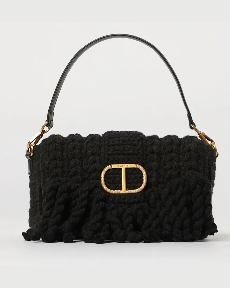 Twin-Set Schultertasche damen Schwarz