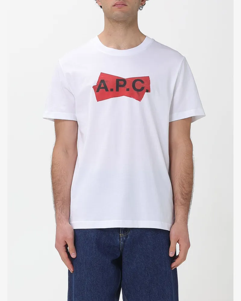 A.P.C. T-shirt herren Weiß