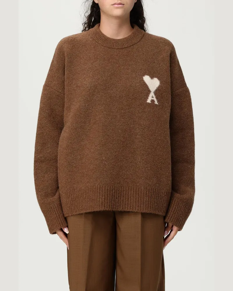 AMI Paris Sweatshirt damen Braun