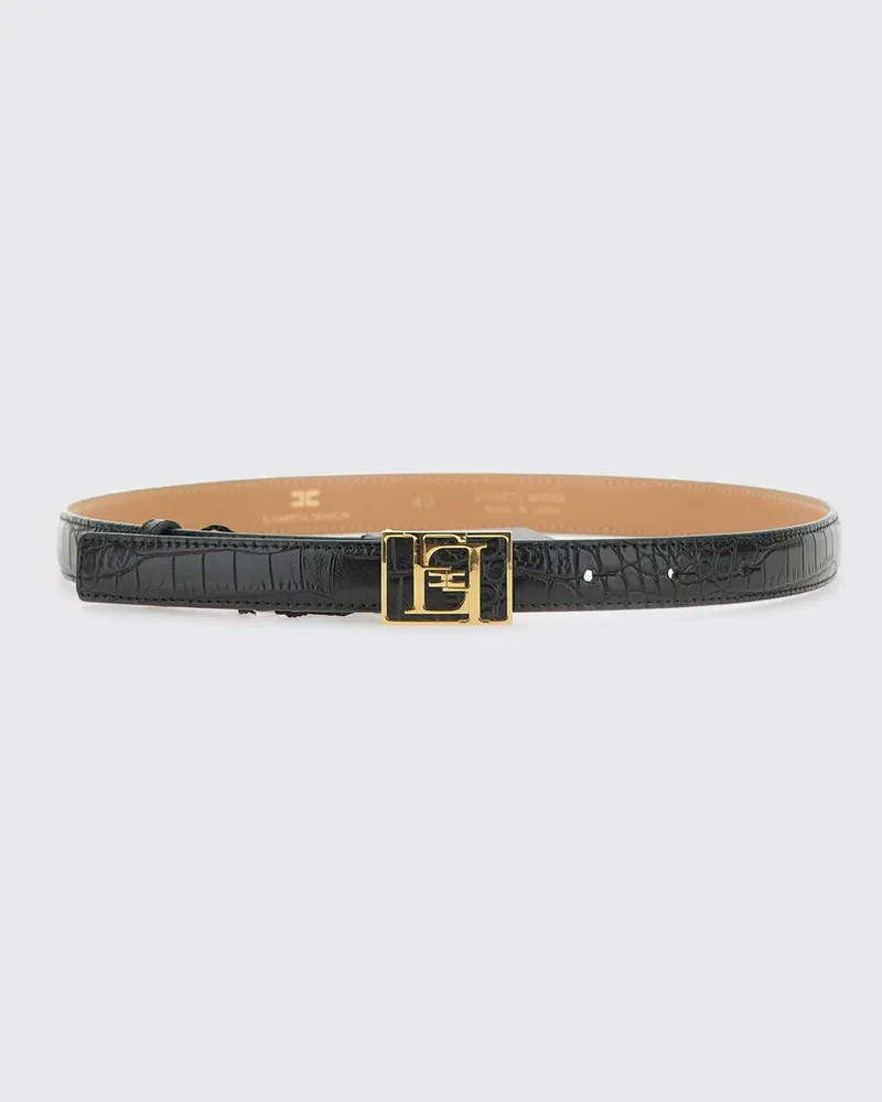 Elisabetta Franchi Grtel damen Schwarz