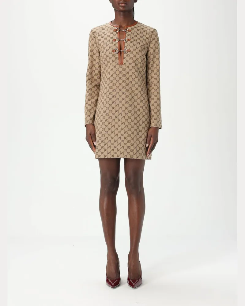 Gucci Kleider damen Camel