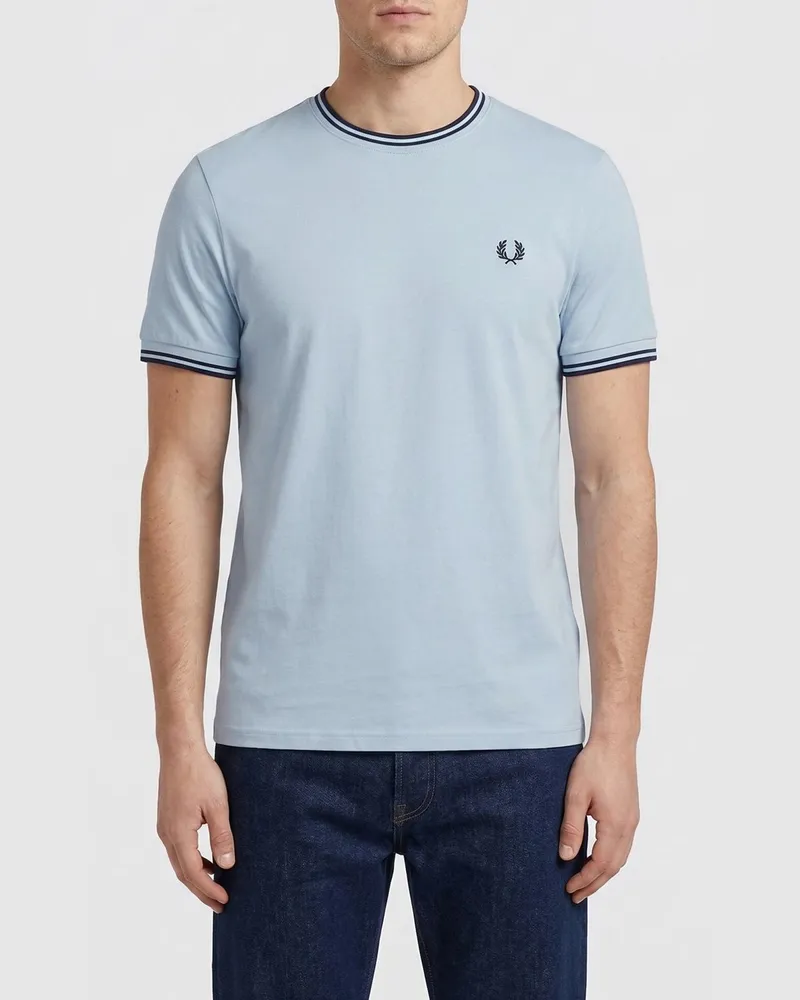 Fred Perry T-shirt herren Blau