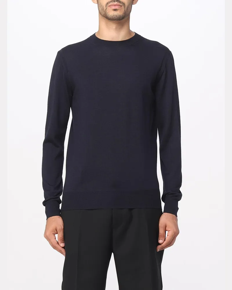Paolo Pecora Milano Pullover herren Blau