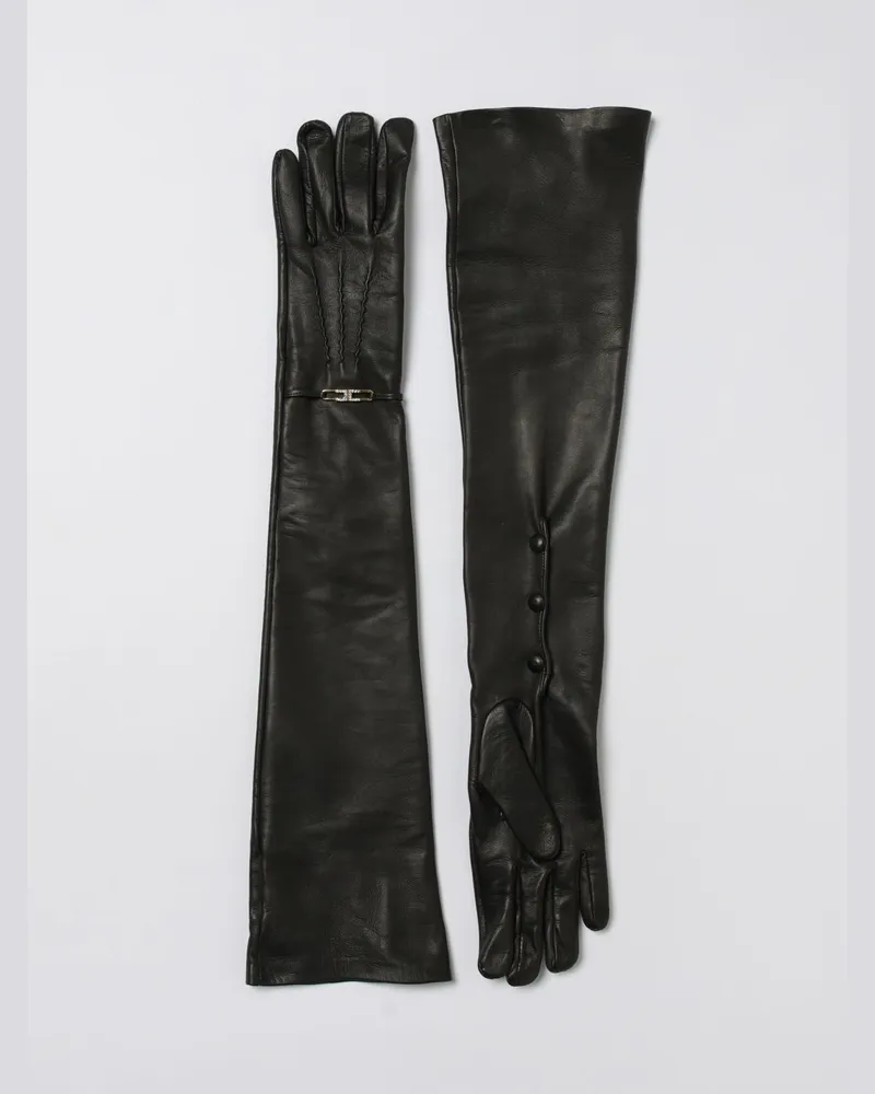 Elisabetta Franchi Handschuhe damen Schwarz