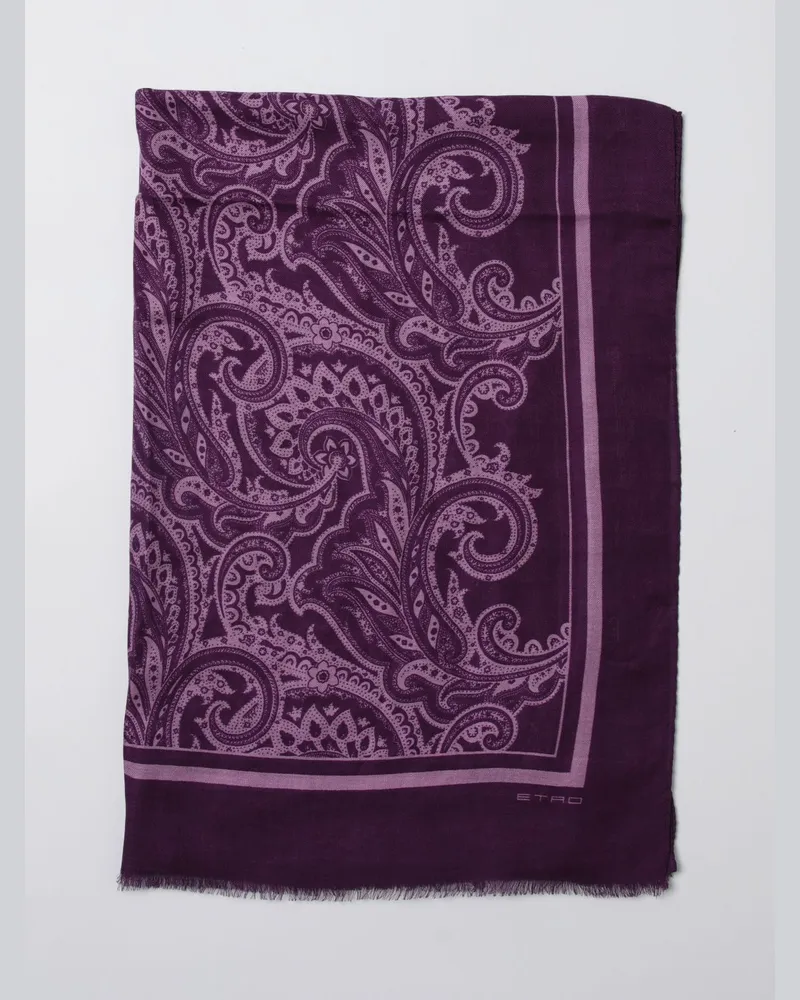 Etro Schal herren Violett