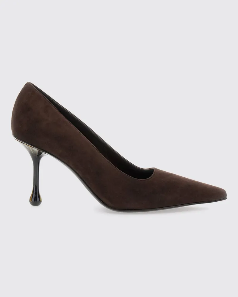 Jimmy Choo Wildleder-Pumps Ixia von mit hohem Tropfenabsatz Braun