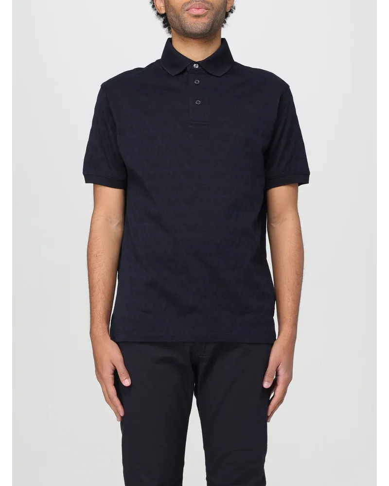 Emporio Armani Polo herren Blau