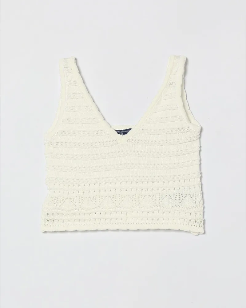 Ermanno Scervino Baumwollstricktop Yellow