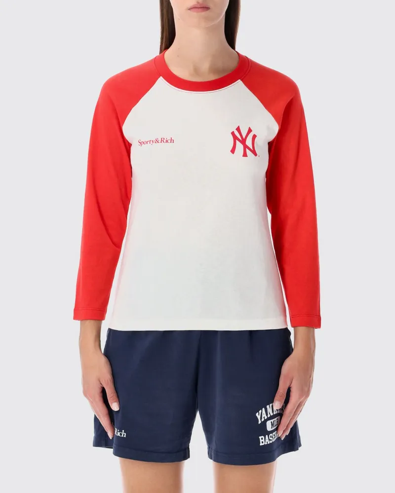 SPORTY & RICH T-shirt damen Sporty & Rich Weiß